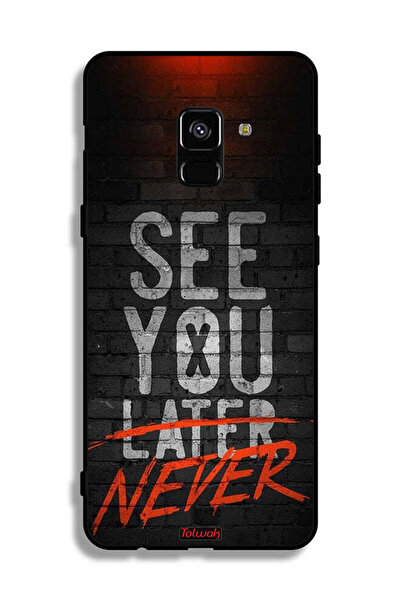Tolwak غطاء حماية لهاتف Samsung Galaxy A8 Plus (2018) See You Never