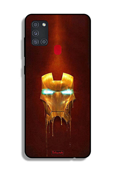 Tolwak غطاء واقي لغطاء حماية سامسونج جالاكسي A21s من أيرون مان مارفل كوميكس