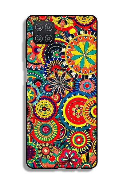 Tolwak غطاء واقي لغطاء الحماية Samsung Galaxy M12 ملون بنمط ماندالا