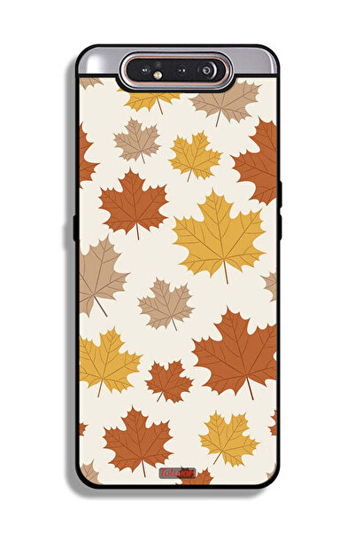 Tolwak غطاء حماية لهاتف سامسونج جالكسي A80 بنقشة أوراق الخريف