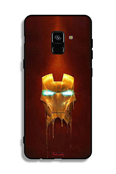 Tolwak غطاء حماية لهاتف Samsung Galaxy A8 Plus (2018) Iron Man Marvel Comics