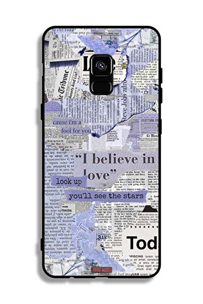 Tolwak غطاء حماية لهاتف Samsung Galaxy A8 Plus (2018) - قطع من الصحف