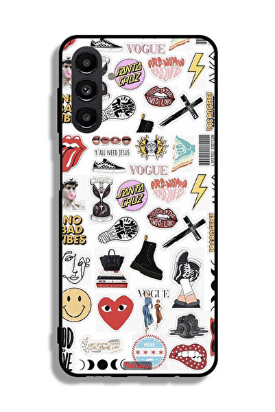 Tolwak Samsung Galaxy A13 5G Protective Case Cover No Bad Vibes Stickers
