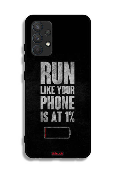 Tolwak غطاء حماية لهاتف Samsung Galaxy A32 4G، اركض كما لو كان هاتفك يعمل بنس...
