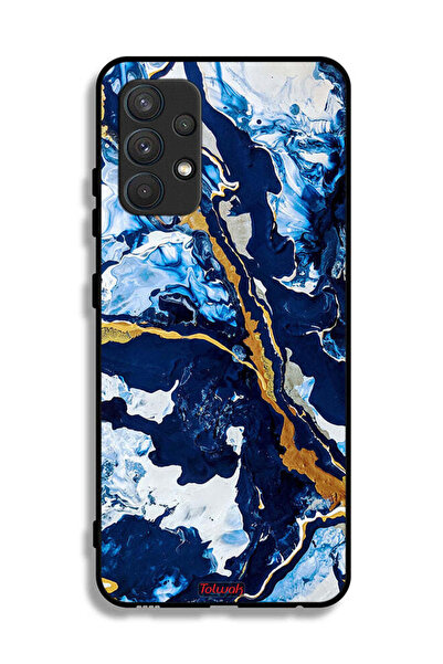 Tolwak Samsung Galaxy A32 4G Protective Case Cover Glitch Texture Art