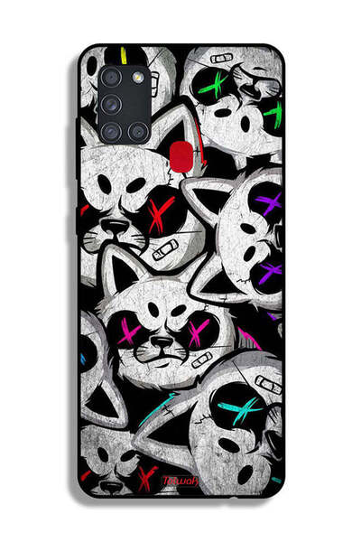 Tolwak غطاء واقي لغطاء واقي من مارشميلو القطط من سامسونج جالاكسي A21s