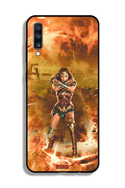 Tolwak غطاء حماية لهاتف Samsung Galaxy A70 بتصميم Wonder Women