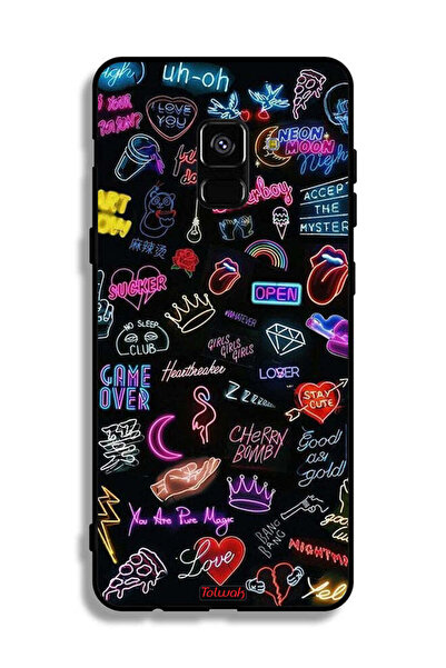 Tolwak غطاء حماية لهاتف Samsung Galaxy A8 Plus (2018) - اقبل الغموض