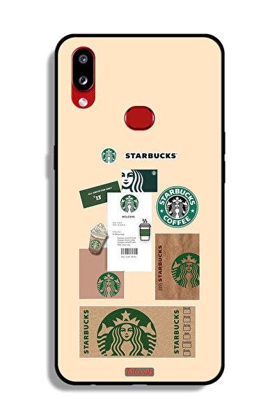 Tolwak Samsung Galaxy A10s Protective Case Cover Coffee Sticker