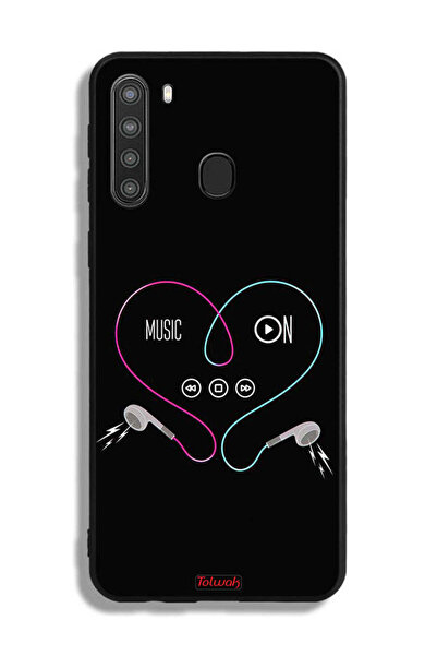 Tolwak غطاء حماية لهاتف Samsung Galaxy A21 مع موسيقى