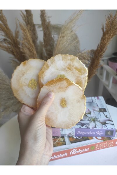 Parrio Handmade Epoxy Coasters (3 Pieces)