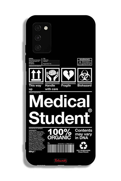Tolwak غطاء حماية لهاتف Samsung Galaxy A03s، ملصق طالب الطب