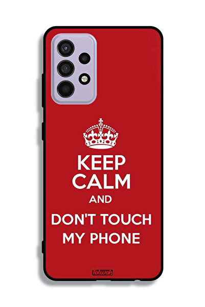 Tolwak Samsung Galaxy A52s 5G Protective Case Cover Keep Calm And Dont Touch ...