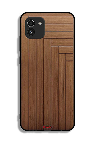 Tolwak غطاء حماية لهاتف Samsung Galaxy A03 بنمط باب