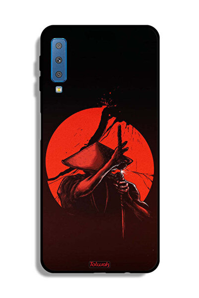 Tolwak غطاء حماية لهاتف Samsung Galaxy A7 (2018) بتصميم Sword Warrior