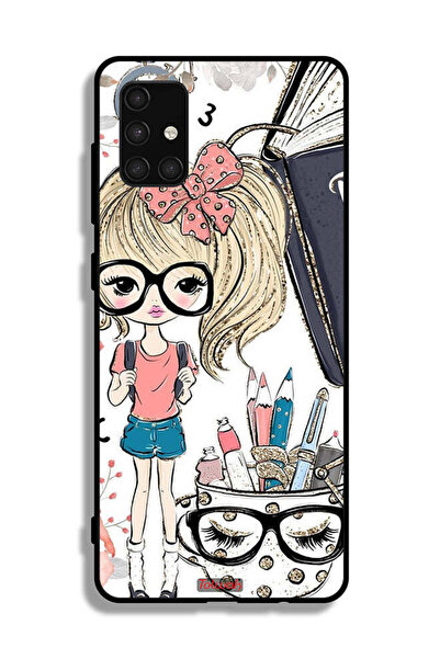 Tolwak Samsung Galaxy A71 4G Protective Case Cover Unicorn Girl Art