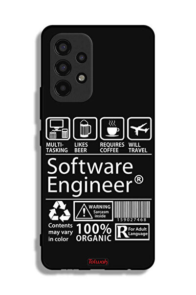 Tolwak غطاء حماية لهاتف Samsung Galaxy A53 5G، ملصق مهندس برمجيات