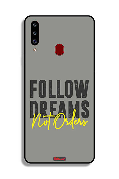 Tolwak غطاء حماية لهاتف سامسونج جالكسي A20s - اتبع الأحلام وليس الأوامر