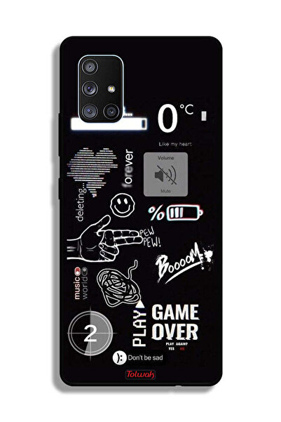 Tolwak غطاء حماية لهاتف Samsung Galaxy A71 5G Game Over Pew Pew