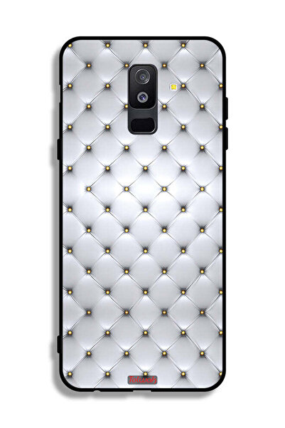 Tolwak غطاء حماية لهاتف Samsung Galaxy A6 Plus (2018) مطبوع عليه نقشة على القماش