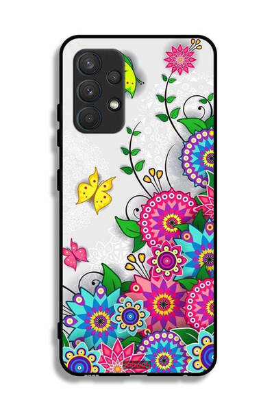 Tolwak غطاء حماية لهاتف سامسونج جالاكسي A32 4G بنقشة زهور ماندالا