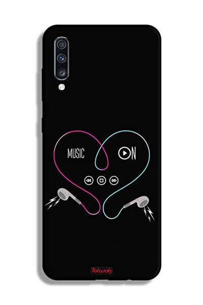Tolwak غطاء حماية لهاتف Samsung Galaxy A70 مع موسيقى
