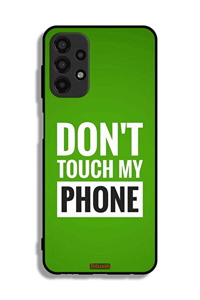 Tolwak Samsung Galaxy A13 4G Protective Case Cover Do Not Touch My Phone
