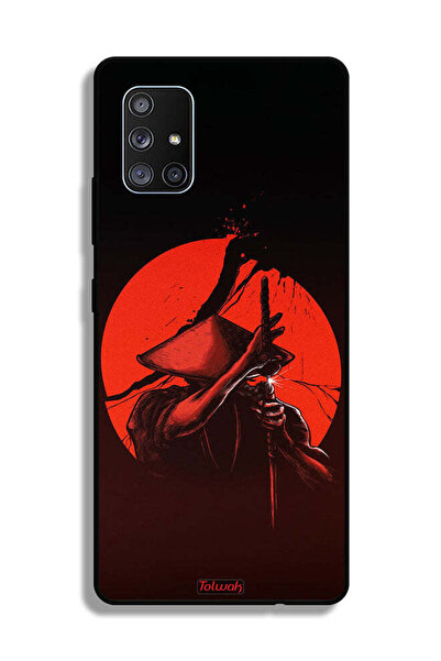 Tolwak غطاء حماية لهاتف سامسونج جالاكسي A71 5G بتصميم محارب السيف