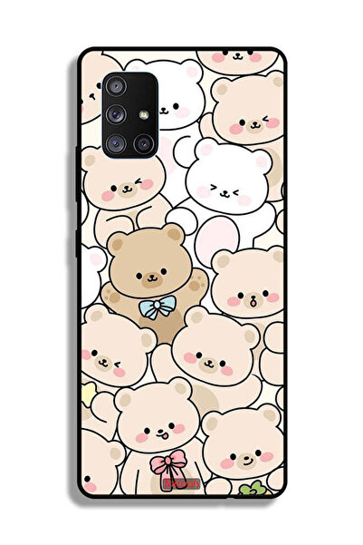 Tolwak غطاء حماية لهاتف Samsung Galaxy A71 5G بنقشة الدببة