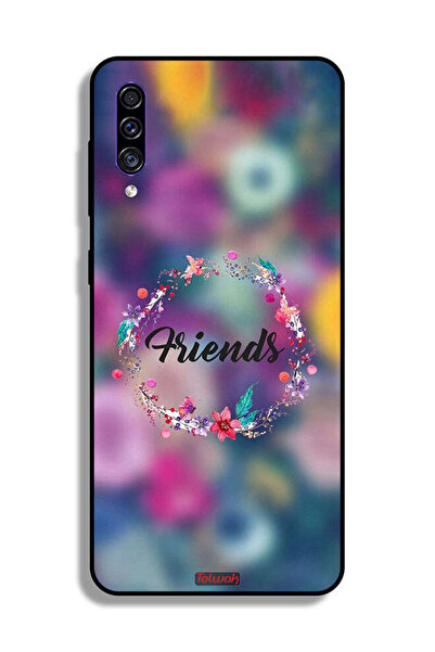 Tolwak غطاء حماية لهاتف سامسونج جالكسي A50 بتصميم خاتم أصدقاء الزهور