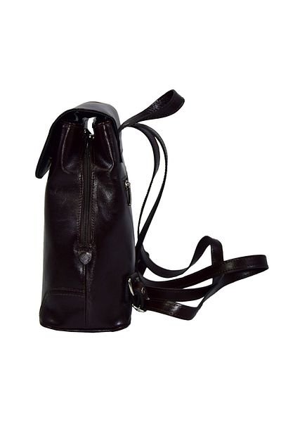 Magazinul de genti Women's backpack made of genuine leather, model 097, White