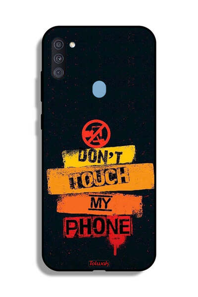 Tolwak Samsung Galaxy A11 Protective Case Cover Do Not Touch My Phone