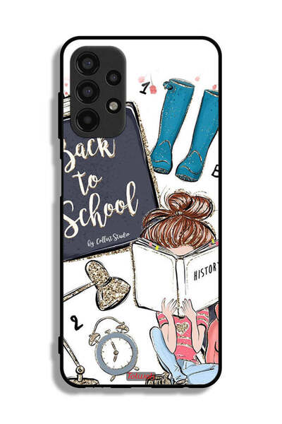 Tolwak غطاء حماية لهاتف Samsung Galaxy A13 4G بتصميم فتاة العودة إلى المدرسة ...