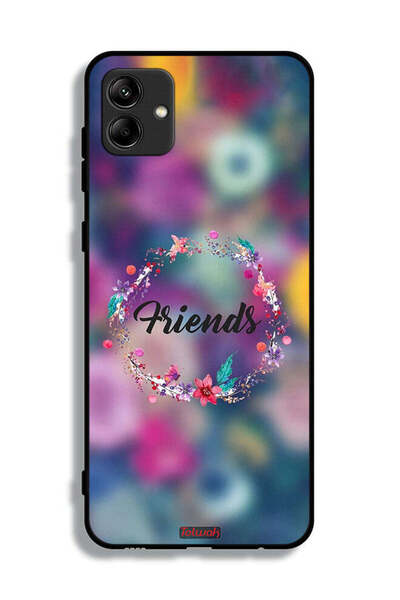 Tolwak غطاء حماية لهاتف سامسونج جالاكسي M04 بتصميم خاتم أصدقاء الزهور