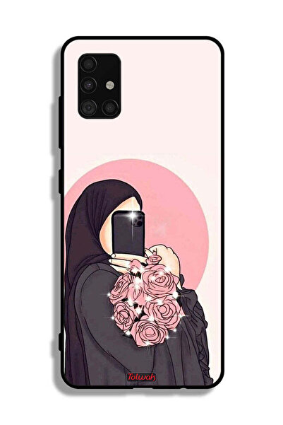 Tolwak غطاء حماية لهاتف Samsung Galaxy A51 5G، فن التقاط صور سيلفي مع حمل الزهور