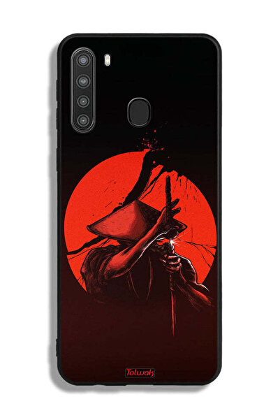 Tolwak غطاء حماية لهاتف سامسونج جالاكسي A21 بتصميم محارب السيف