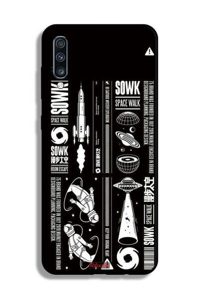 Tolwak غطاء حماية لهاتف Samsung Galaxy A70 ملصق Sowk Space Walk