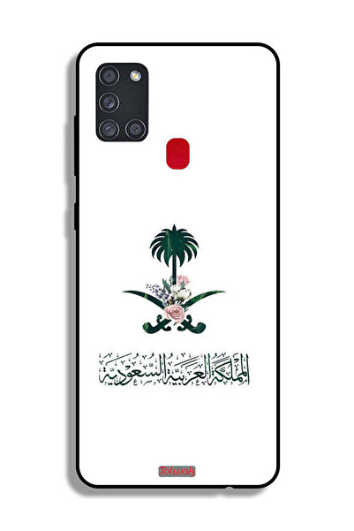 Tolwak غطاء حماية لهاتف سامسونج جالكسي A21s، شعار المملكة العربية السعودية، ع...
