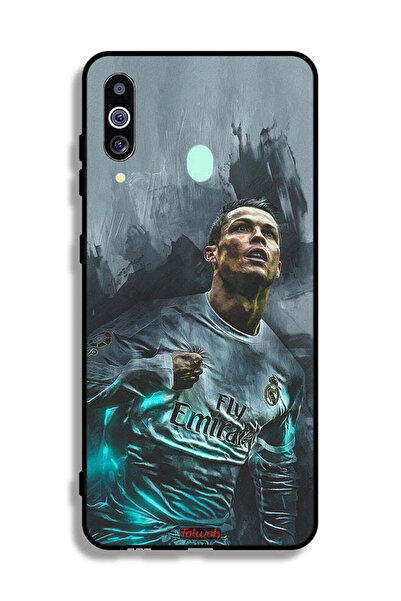 Tolwak غطاء حماية لهاتف سامسونج جالكسي A60 برسومات كريستيانو رونالدو