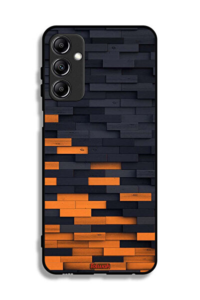 Tolwak Samsung Galaxy A24 4G Protective Case Cover Wooden Wall