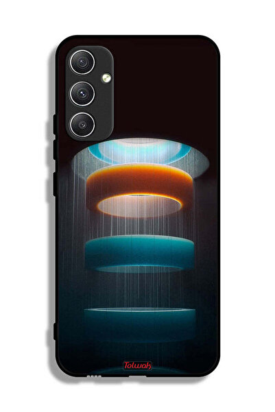 Tolwak غطاء حماية لهاتف سامسونج جالاكسي A34 5G بنمط حلقات فنية