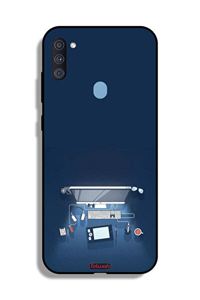 Tolwak غطاء حماية لجهاز سامسونج جالكسي A11 - فن مكتب الكمبيوتر