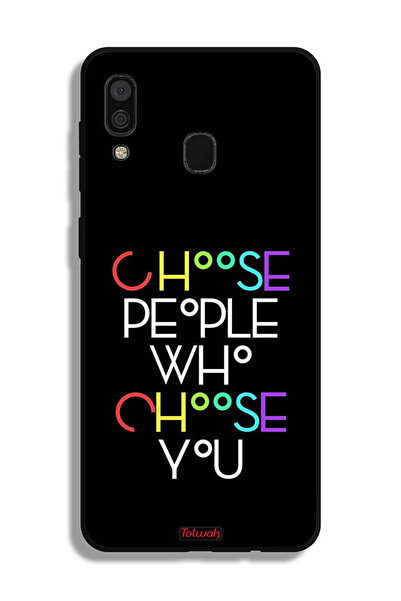 Tolwak Samsung Galaxy A20 Protective Case Cover Choose People Who Choose You