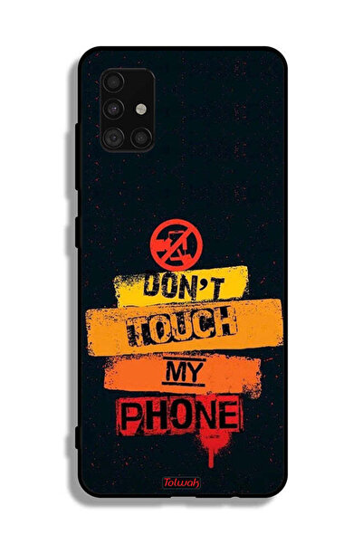 Tolwak Samsung Galaxy A51 4G Protective Case Cover Do Not Touch My Phone