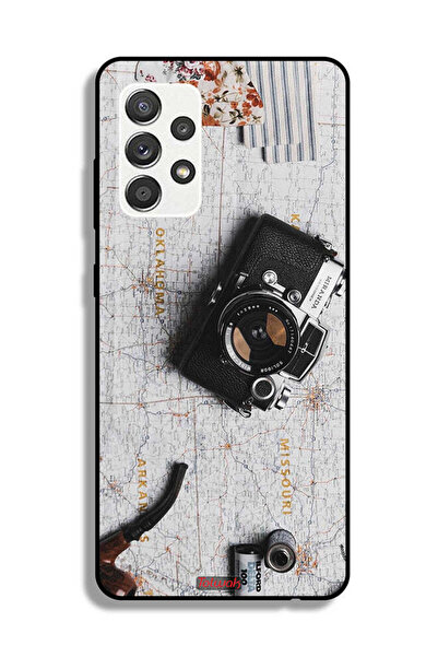 Tolwak Samsung Galaxy M32 5G Protective Case Cover Vintage Camera