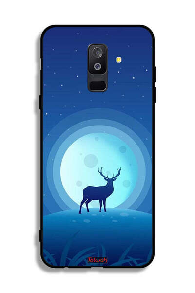 Tolwak Samsung Galaxy A6 Plus (2018) Protective Case Cover Deer