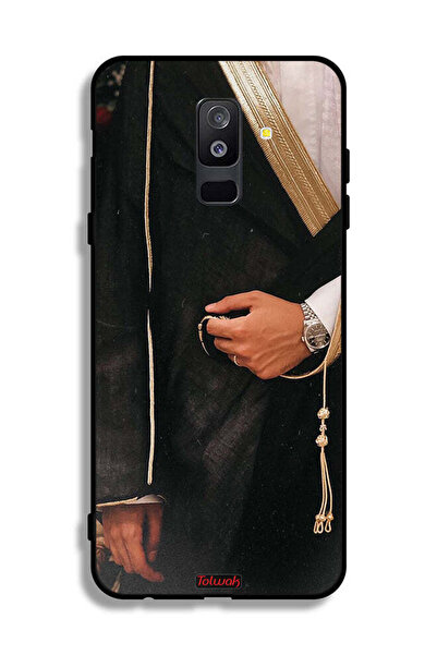 Tolwak غطاء حماية لهاتف سامسونج جالكسي A6 بلس (2018) - تصميم عربي
