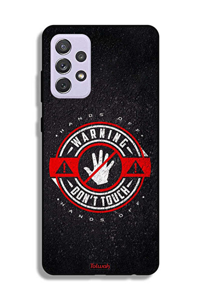 Tolwak Samsung Galaxy A72 5G Protective Case Cover Warning Do Not Touch