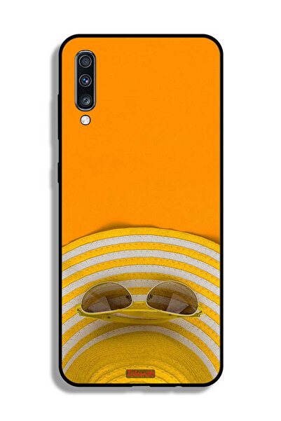 Tolwak غطاء حماية واقٍ لهاتف Samsung Galaxy A70 مع قبعة للنظارات