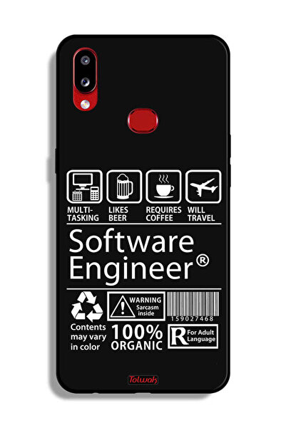 Tolwak غطاء حماية لهاتف Samsung Galaxy A10s، ملصق مهندس برمجيات